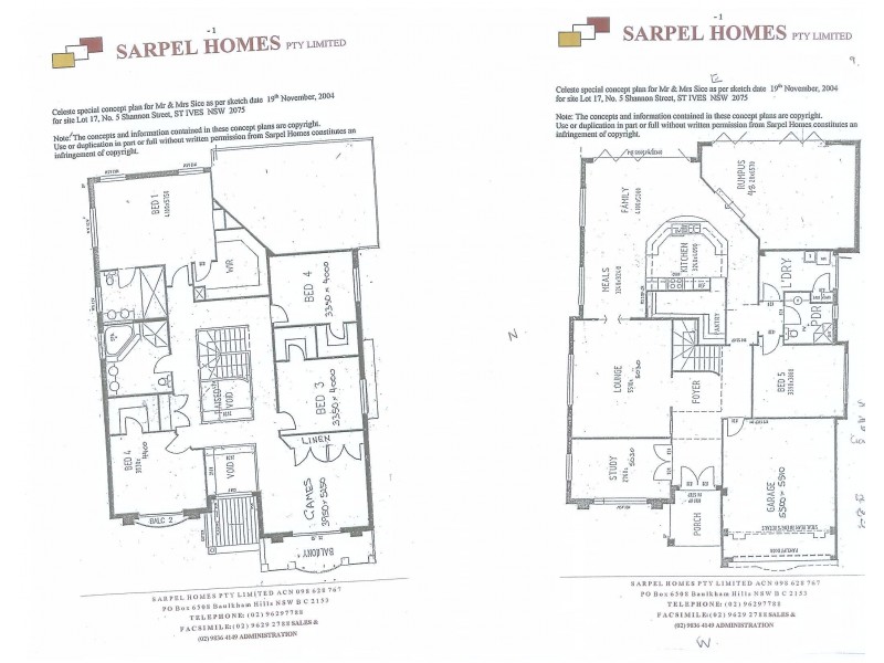 5 Shannon Street, St Ives NSW 2075 Floorplan