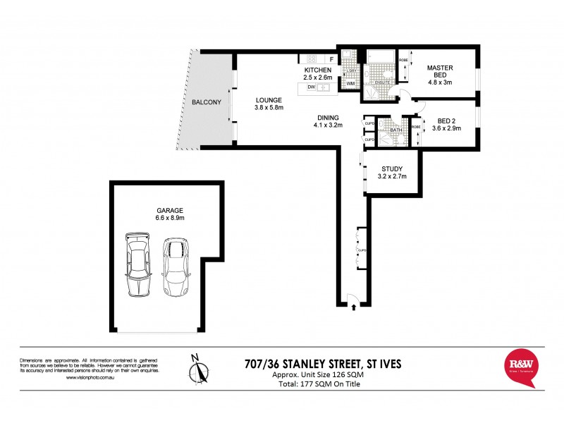 707/36 Stanley Street, St Ives NSW 2075 Floorplan
