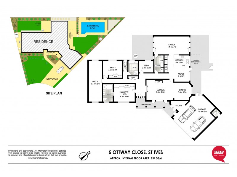 5 Ottway Close, St Ives NSW 2075 Floorplan