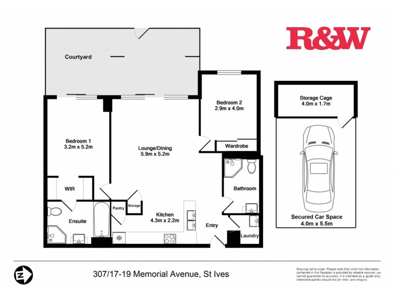 307/17-19 Memorial Avenue, St Ives NSW 2075 Floorplan