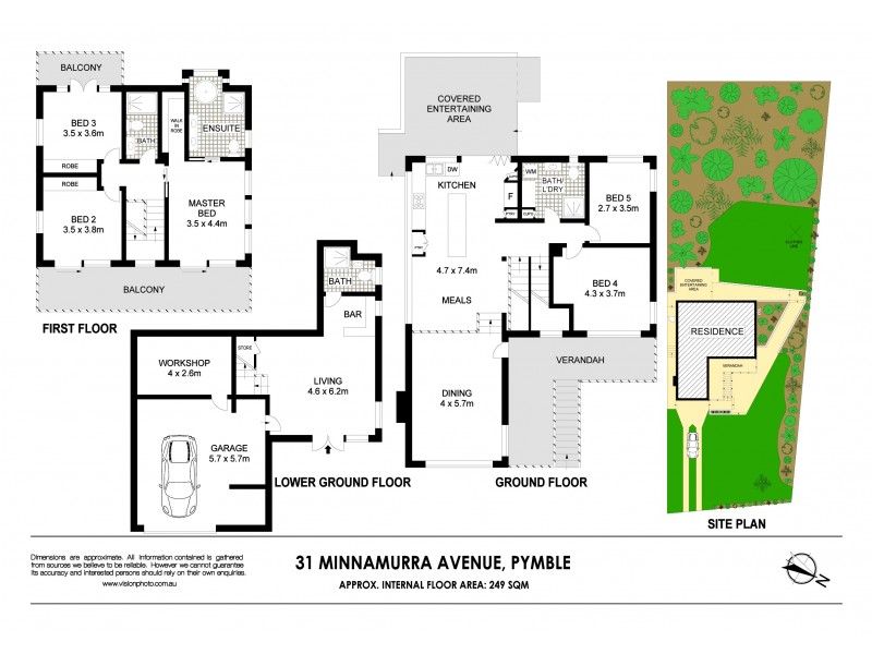 31 Minnamurra Avenue, Pymble NSW 2073 Floorplan