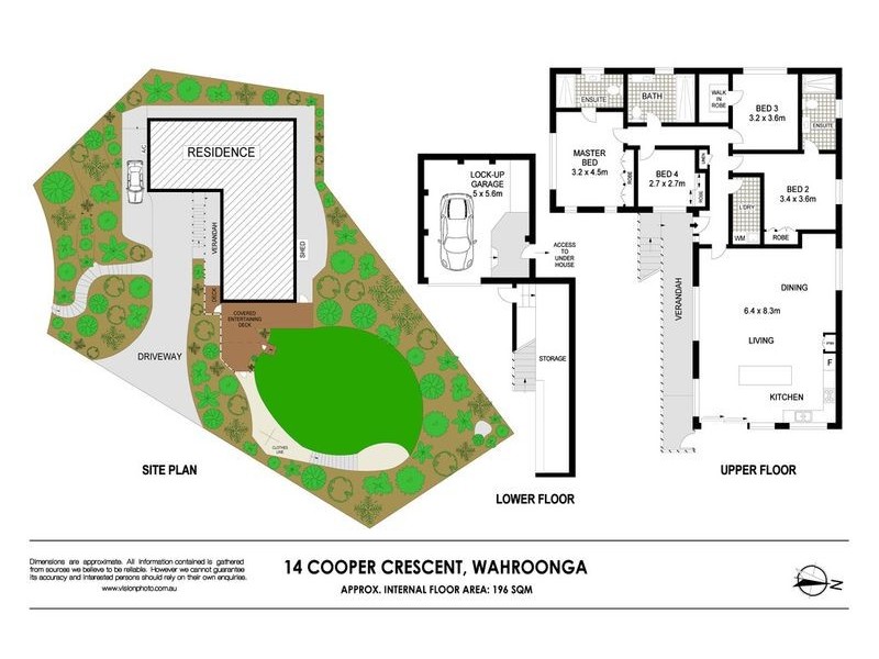 14 Cooper Cr, Wahroonga NSW 2076 Floorplan