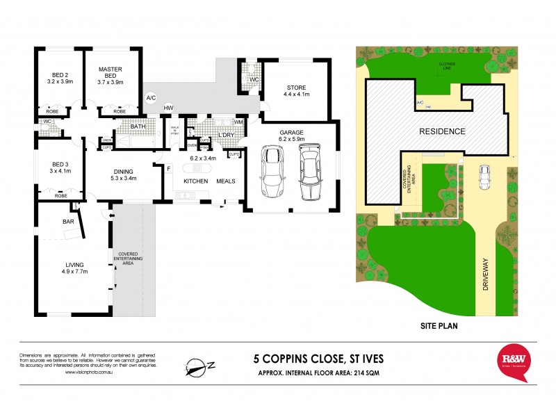 5 Coppins Close, St Ives NSW 2075 Floorplan