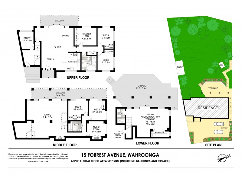 15 Forrest Avenue, Wahroonga NSW 2076 Floorplan