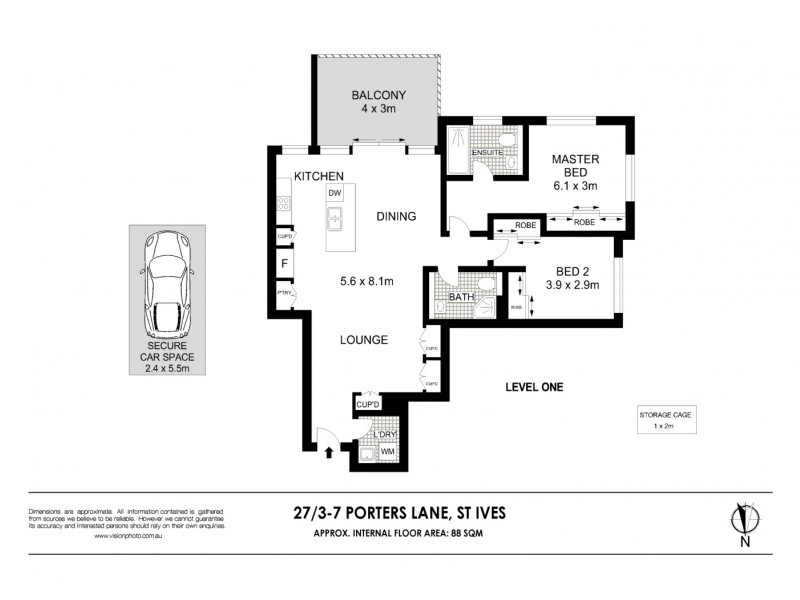 27/3-7 Porters Lane, St Ives NSW 2075 Floorplan