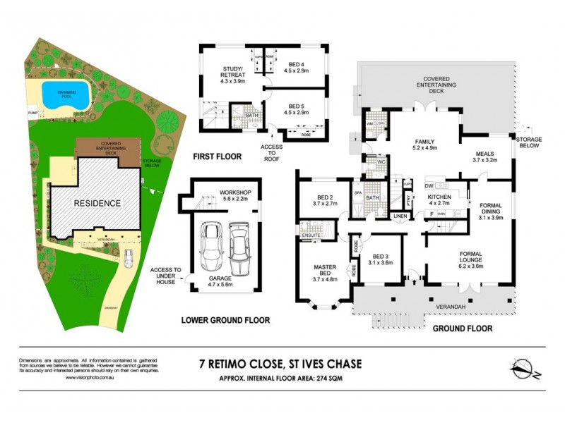 7 Retimo Close, St Ives NSW 2075 Floorplan