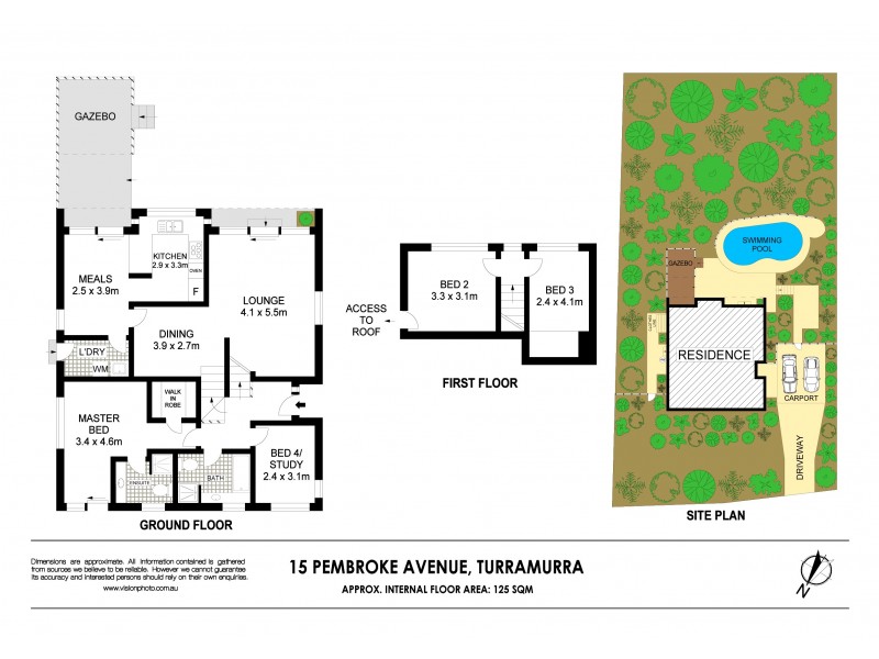 15 Pembroke Avenue, Turramurra NSW 2074 Floorplan
