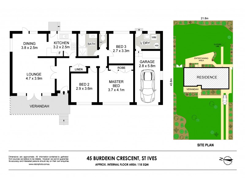45 Burdekin Crescent, St Ives NSW 2075 Floorplan