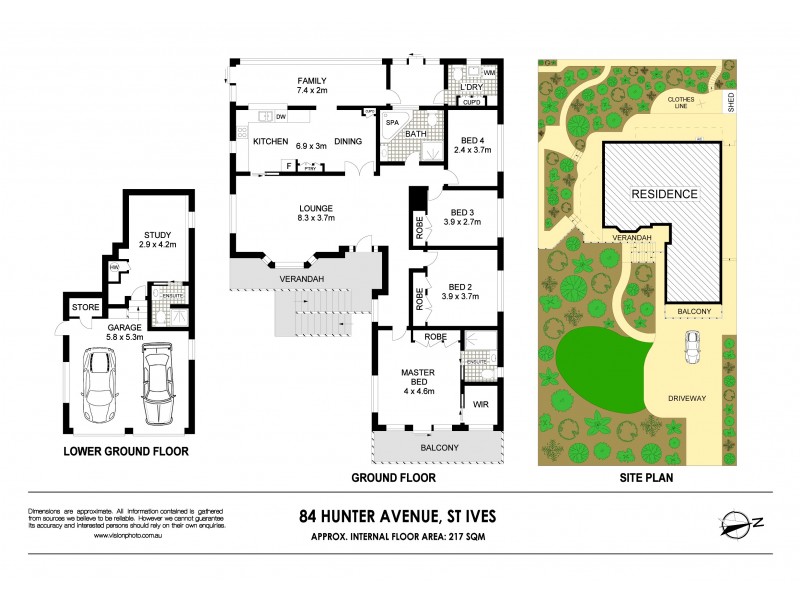 84 Hunter Avenue, St Ives NSW 2075 Floorplan
