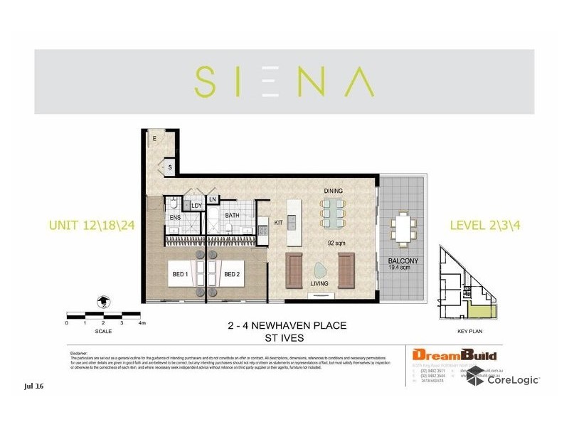 12/2-4 Newhaven Place, St Ives NSW 2075 Floorplan