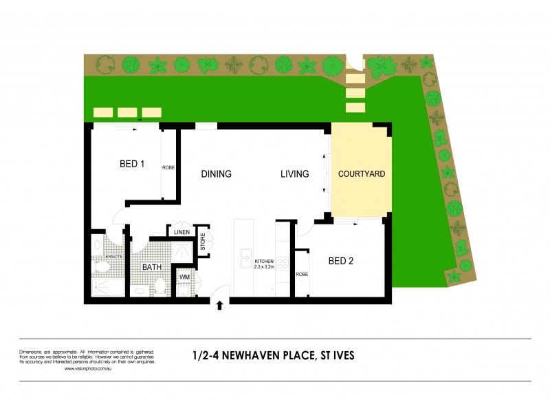 1/2-4 Newhaven Place, St Ives NSW 2075 Floorplan