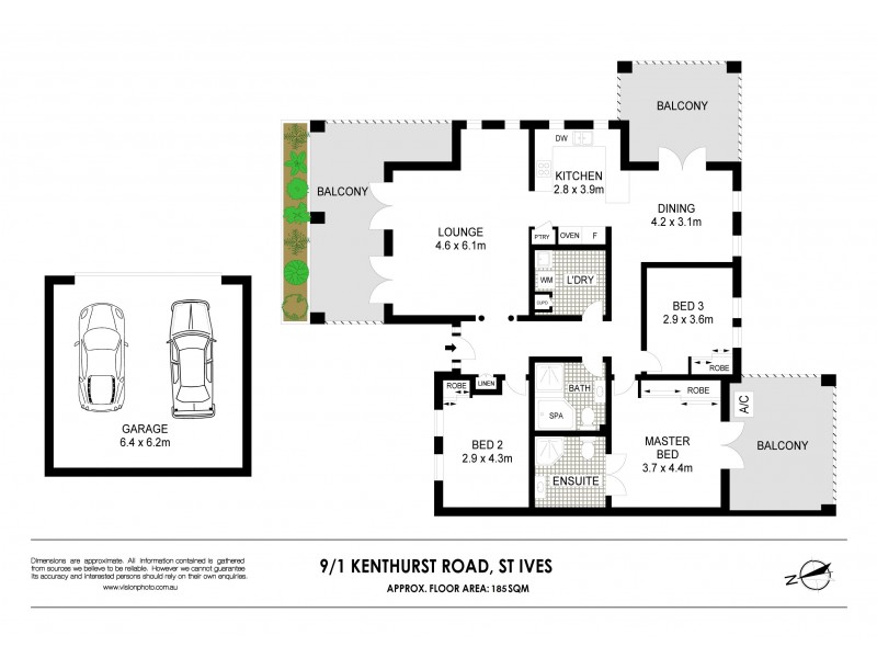 9/1 Kenthurst Road, St Ives NSW 2075 Floorplan