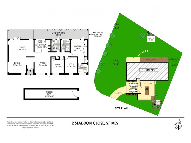 2 Staddon Close, St Ives NSW 2075 Floorplan