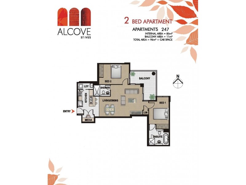 247/132 Killeaton Street, St Ives NSW 2075 Floorplan