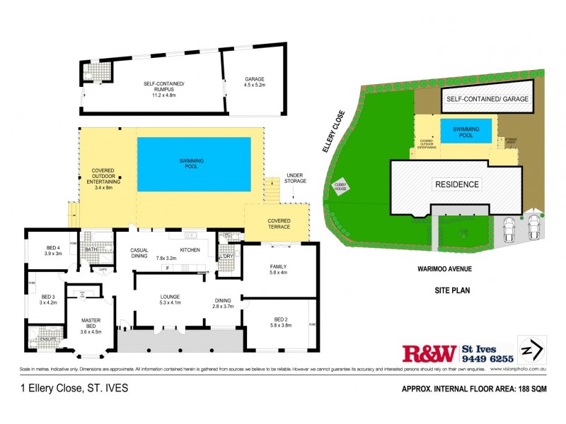 1 Ellery Close, St Ives NSW 2075 Floorplan