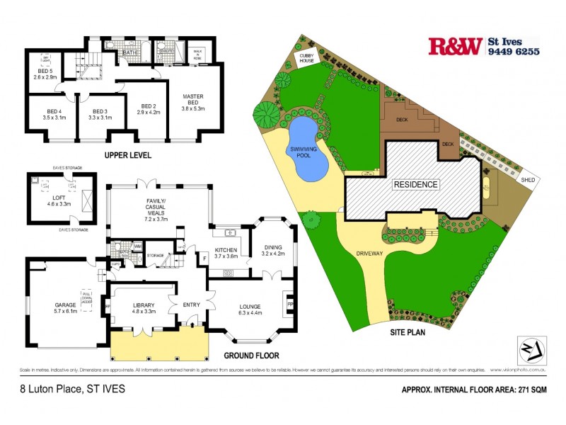 8 Luton Place, St Ives NSW 2075 Floorplan