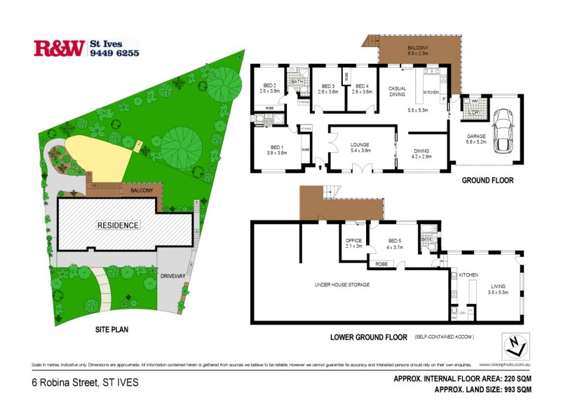 6 Robina Street, St Ives NSW 2075 Floorplan