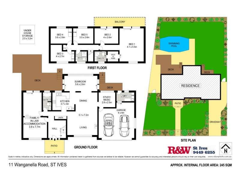 11 Wanganella Road, St Ives NSW 2075 Floorplan