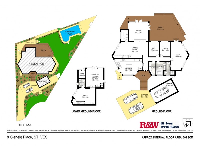 8 Glenelg Place, St Ives NSW 2075 Floorplan