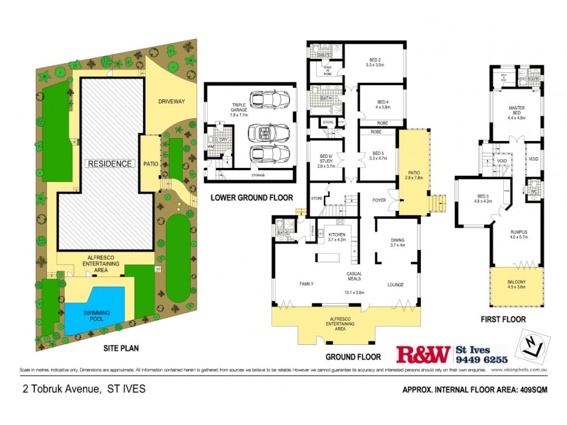 2 Tobruk Avenue, St Ives NSW 2075 Floorplan