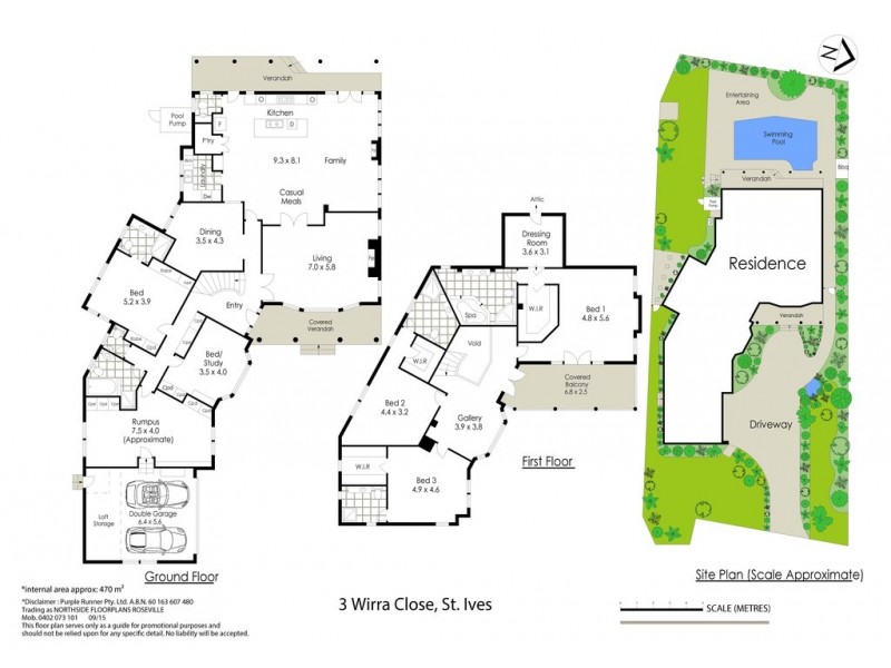 3 Wirra Close, St Ives NSW 2075 Floorplan