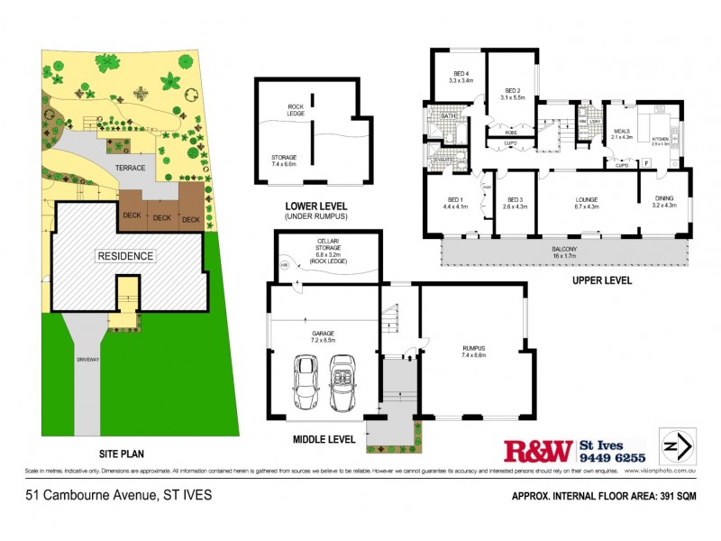 51 Cambourne Avenue, St Ives NSW 2075 Floorplan