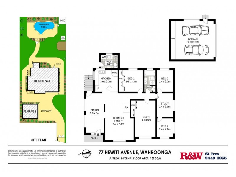 77 Hewitt Avenue, Wahroonga NSW 2076 Floorplan