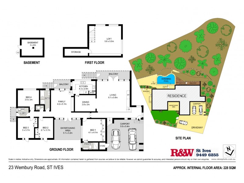 23 Wembury Road, St Ives NSW 2075 Floorplan