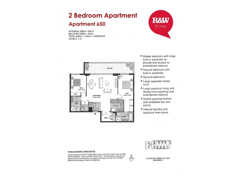 650/17-19 Memorial Avenue, St Ives NSW 2075 Floorplan