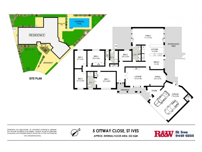 5 Ottway Close, St Ives NSW 2075 Floorplan