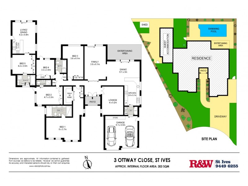 3 Ottway Close, St Ives NSW 2075 Floorplan