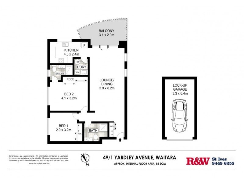 49/1-9 Yardley Avenue, Waitara NSW 2077 Floorplan