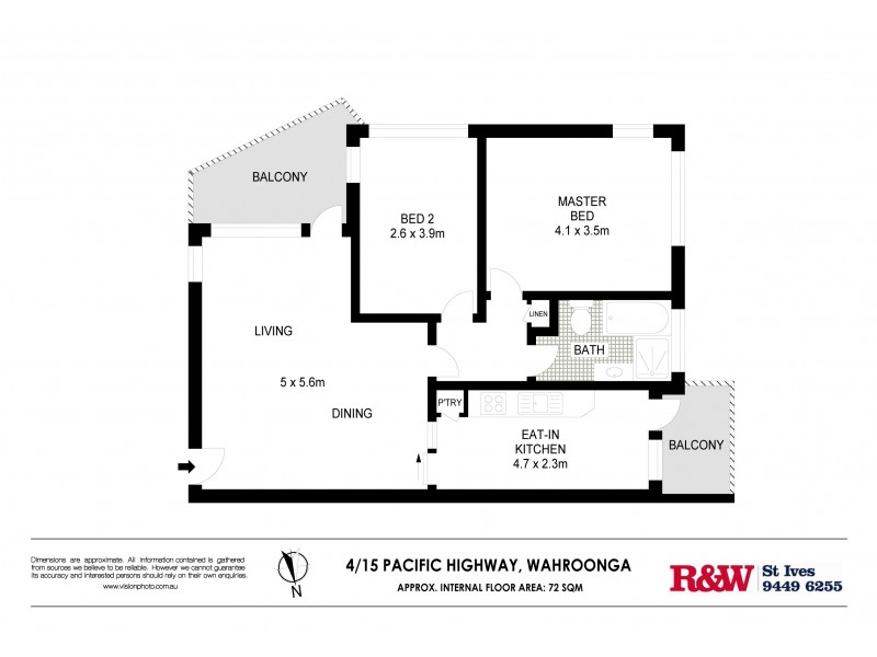 4/15 Pacific Highway, Wahroonga NSW 2076 Floorplan