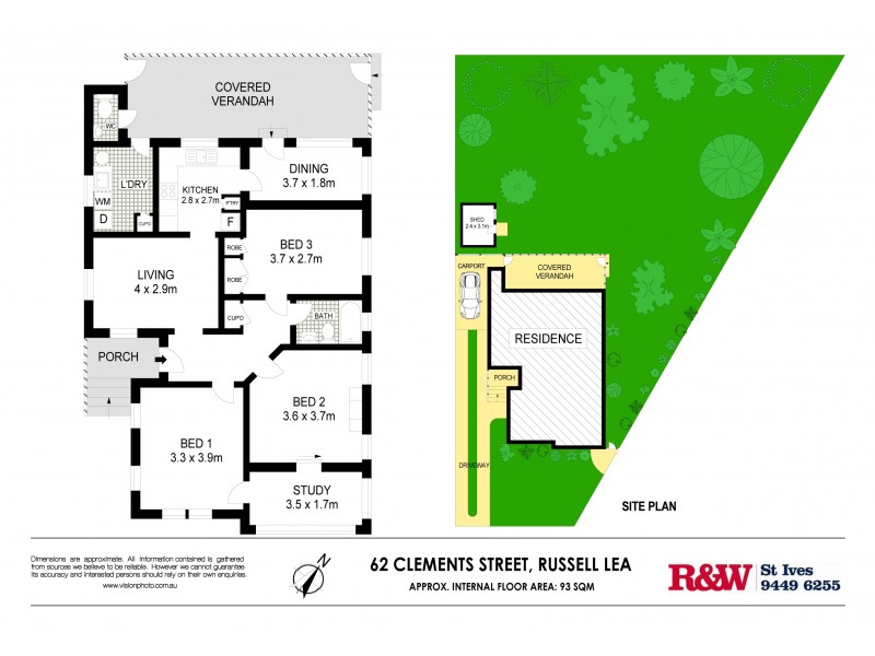 62 Clements Street, Russell Lea NSW 2046 Floorplan