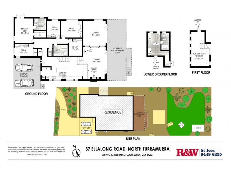 37 Ellalong Road, Turramurra NSW 2074 Floorplan