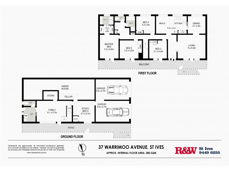 37 Warrimoo Avenue, St Ives NSW 2075 Floorplan