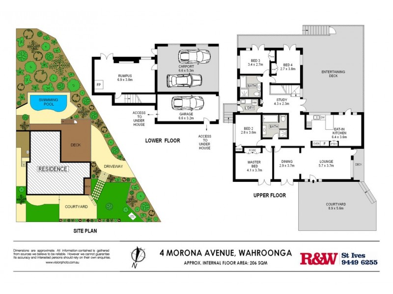 4 Morona Avenue, Wahroonga NSW 2076 Floorplan