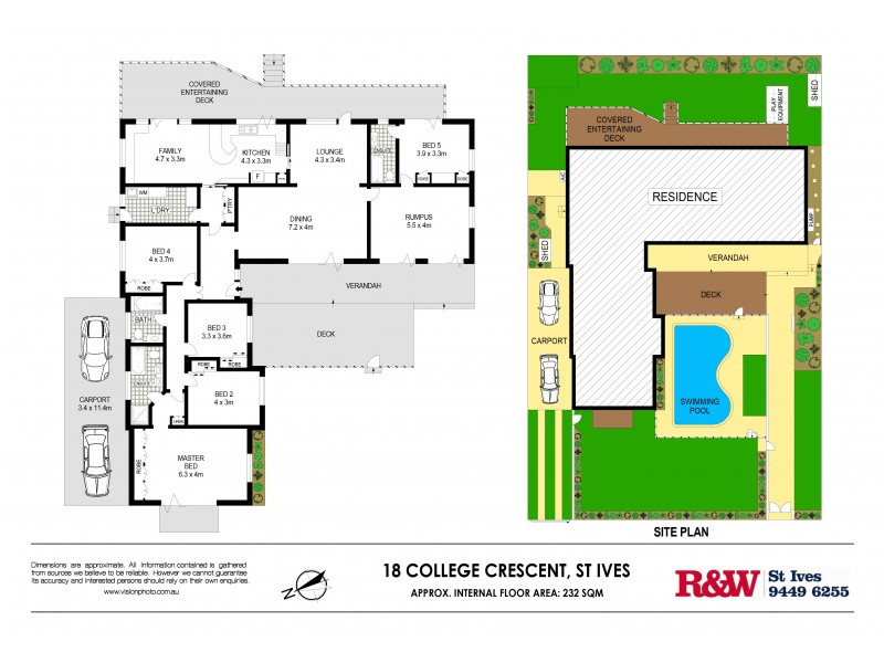 18 College Crescent, St Ives NSW 2075 Floorplan