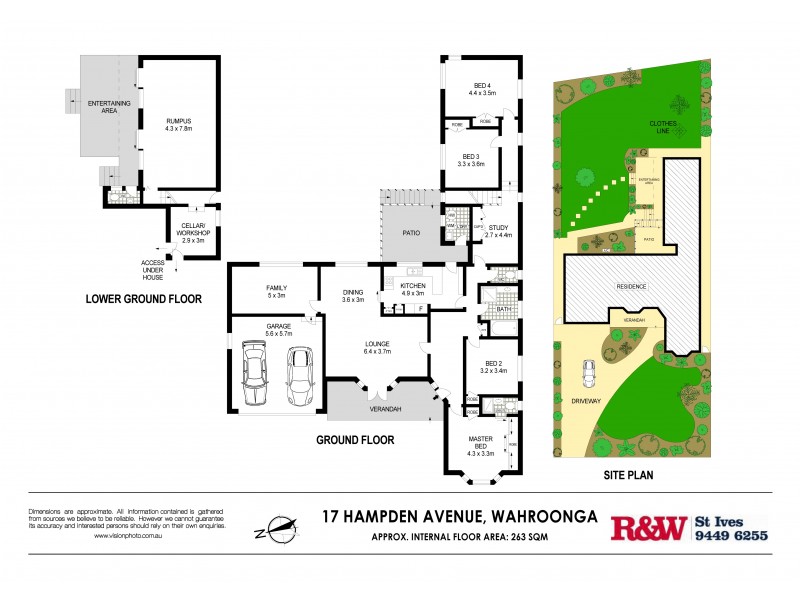 17 Hampden Avenue, Wahroonga NSW 2076 Floorplan