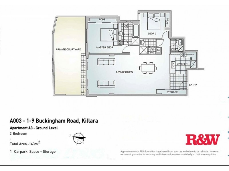A003/1-9 Buckingham Road, Killara NSW 2071 Floorplan