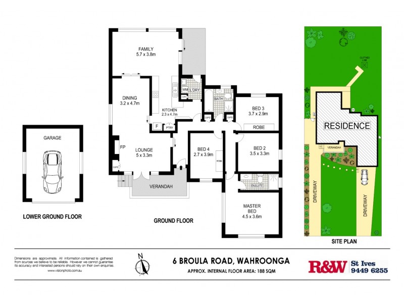 6 Broula Road, Wahroonga NSW 2076 Floorplan