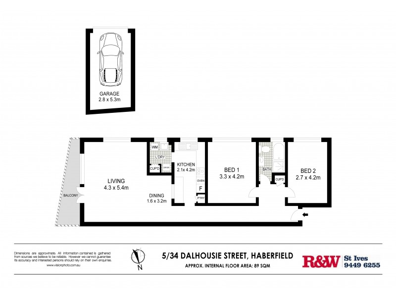 5/34 Dalhousie Street, Haberfield NSW 2045 Floorplan