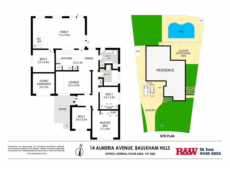 14 Almeria Avenue, Baulkham Hills NSW 2153 Floorplan