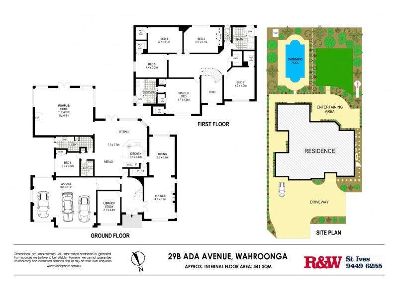 29B Ada Avenue, Wahroonga NSW 2076 Floorplan