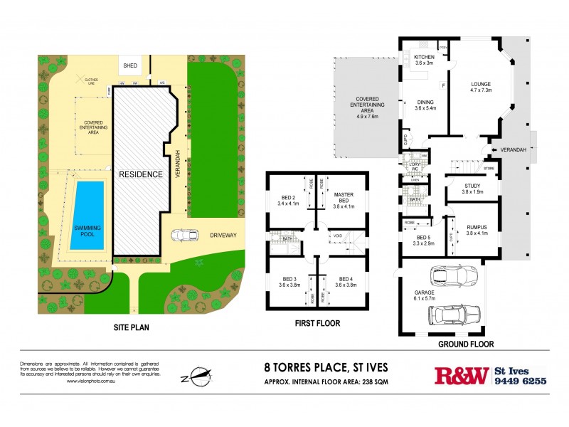 8 Torres Place, St Ives NSW 2075 Floorplan