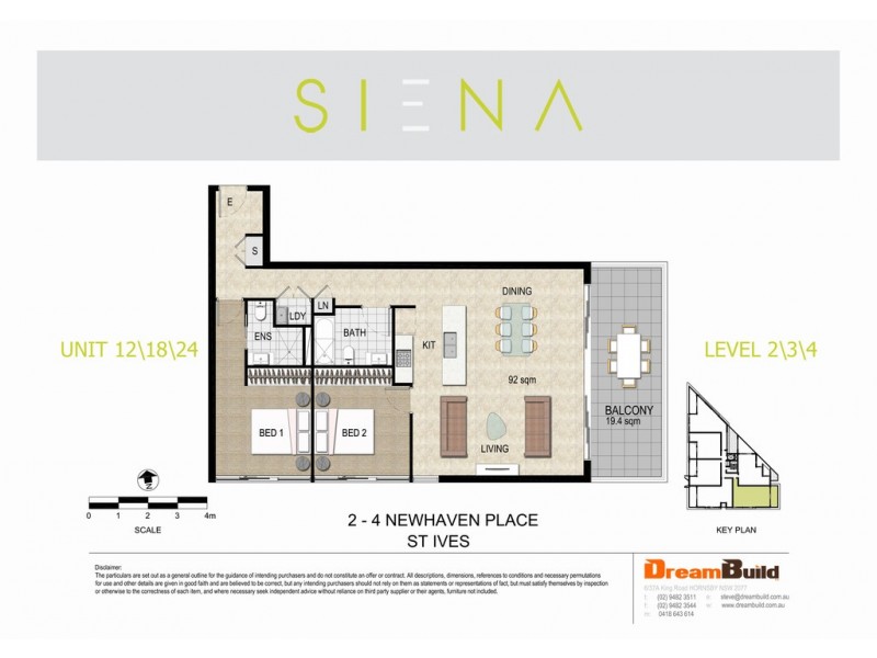 12/2-4 Newhaven Place, St Ives NSW 2075 Floorplan
