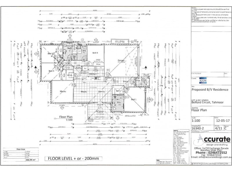 24 Belford Circuit, Tahmoor NSW 2573 Floorplan