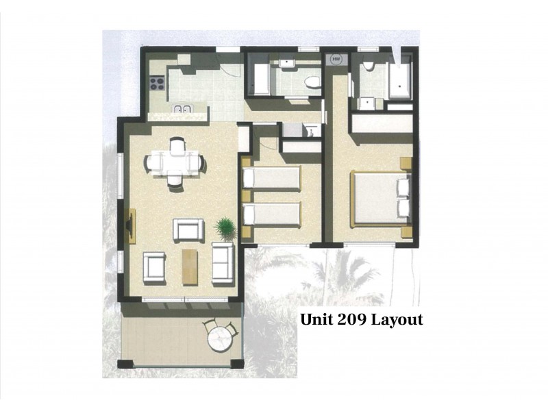 209/23 Esplanade, Bargara QLD 4670 Floorplan