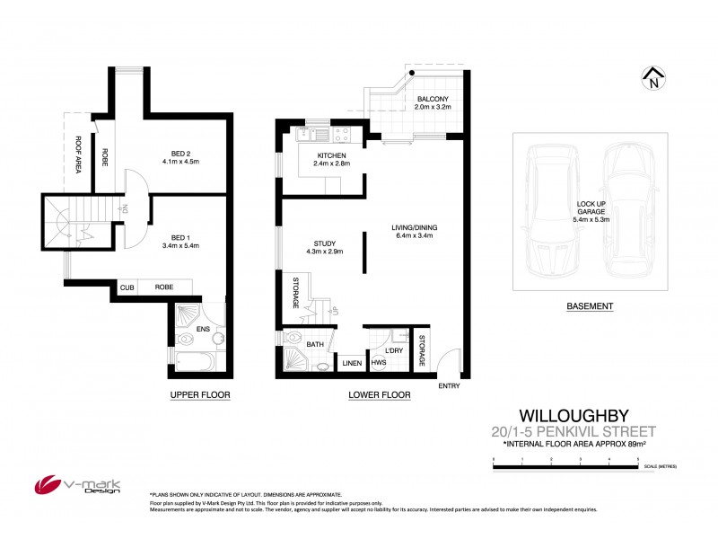 20/1-5 Penkivil Street, Willoughby NSW 2068 Floorplan