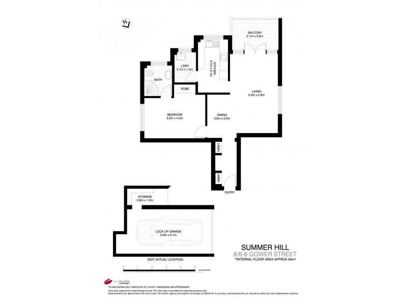 8/6-8 Gower Street, Summer Hill NSW 2130 Floorplan